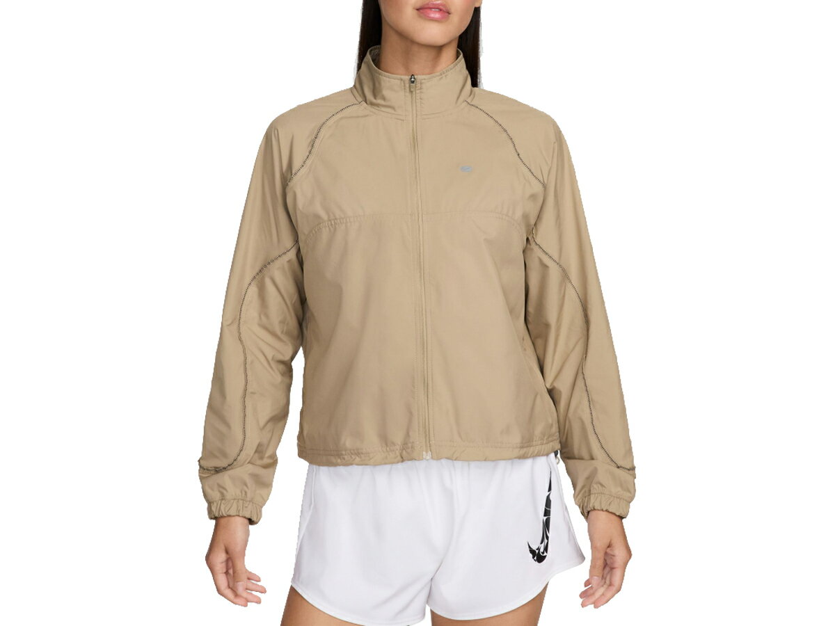ナイキ NIKE ランニングジャケット レディース カーキ 枯草色 スポーツ フィットネス フルジップ ジャケット HJ6990-247
