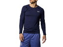 アンダーアーマー UNDER ARMOUR UAヒートギア フィッティド ロングスリーブシャツ メンズ ネイビー 紺 スポーツ トレーニング インナー 長袖 1387940-410