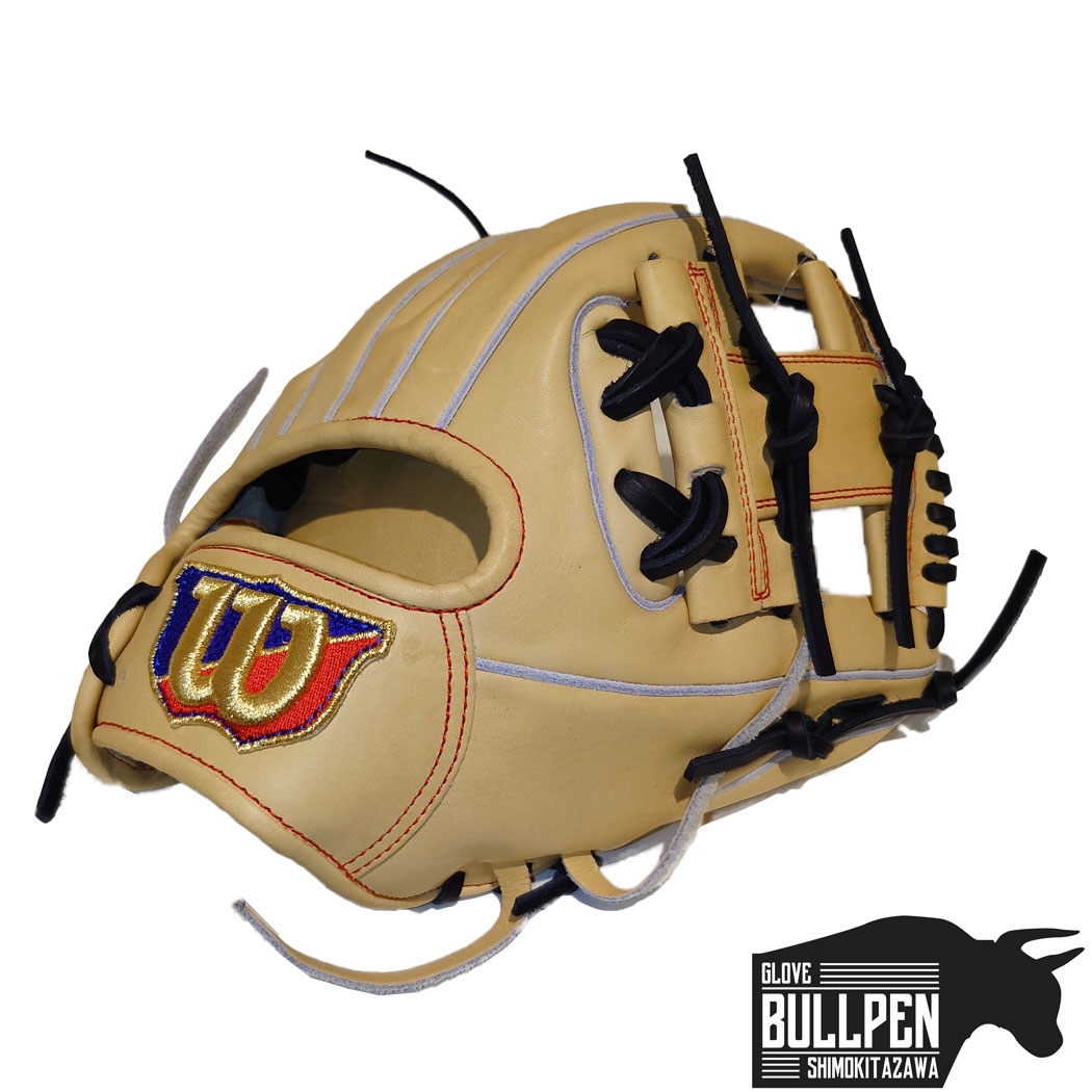 ウイルソン/ウィルソン Wilson 専用グラブ袋付き マリオオリジナルD5型 硬式グラブ 内野手用 小指2本入れ仕様 野球 硬式 グローブ 内野手 MOGKW-86