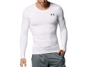 アンダーアーマー UNDER ARMOUR UAコールドギアアーマー クルーネック シャツ メンズ ホワイト 白 スポーツ トレーニング インナー 長袖 1375528-100