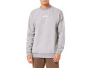オークリー OAKLEY US規格 En Foundational Fleece Crew 2.7 エンハンス ファウンデイショナル フリース クルー 2.7 メンズ 秋 冬 グレー 灰色 スポーツ トレーニング スウェット トレーナー FOA406931-27B