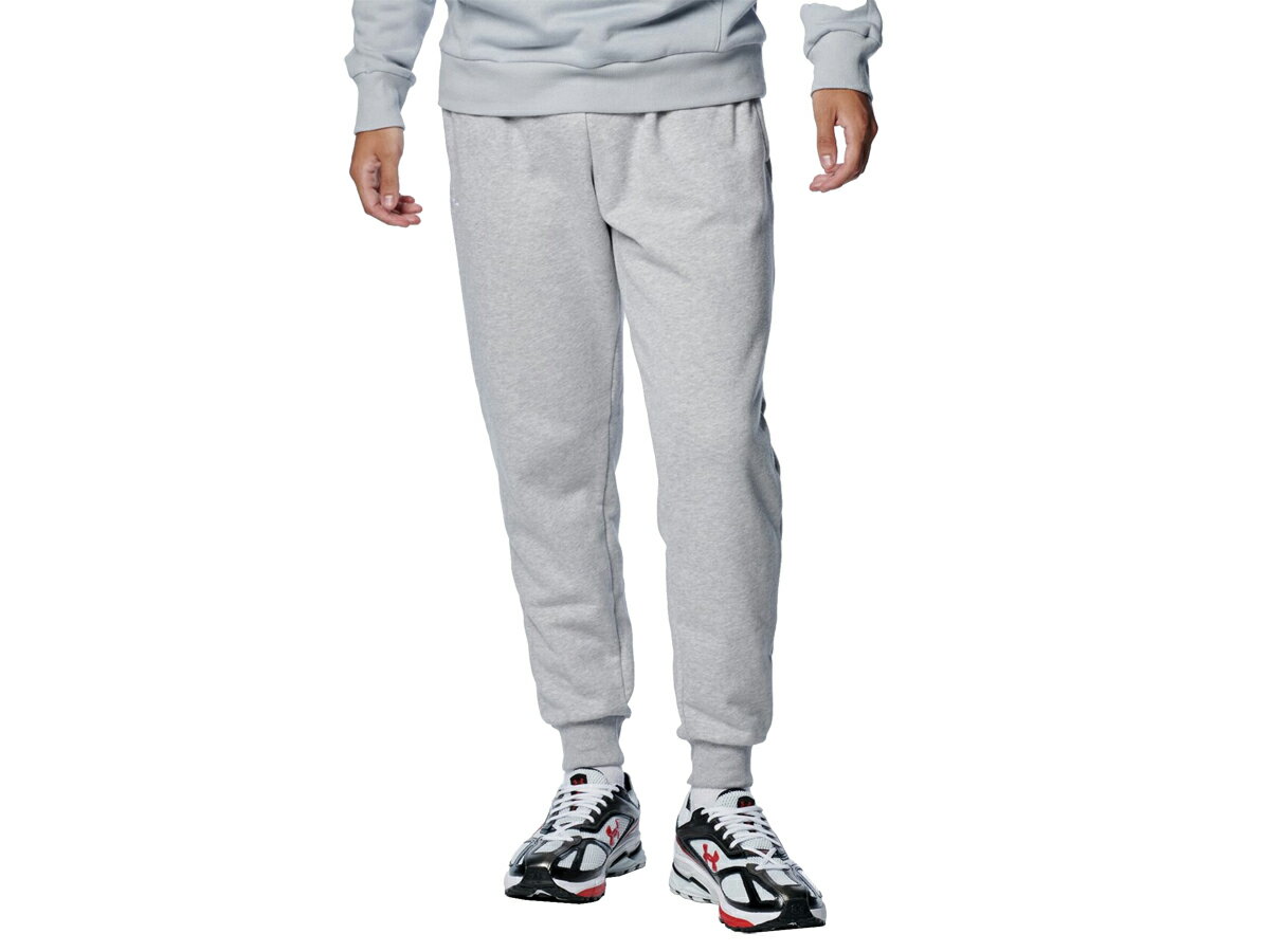アンダーアーマー UNDER ARMOUR UAライバルフリース ジョガーパンツ メンズ グレー 灰色 スポーツ トレーニング ロング パンツ 1379774-011