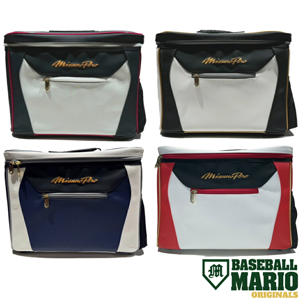 ミズノ MIZUNO ミズノプロ MizunoPro マリオオリジナル オーダーグラブケース 約20L グラブ2個入れ マルチカラー 野球 バッグ 収納 グラブケース 部活 遠征 1FJC3S2001