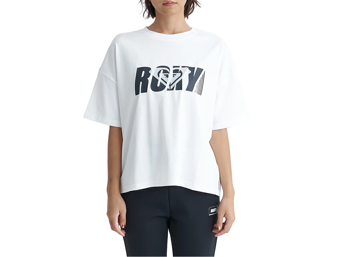 ロキシー ROXY RAY OF LIGHT レイ オブ ライト レディース 春 夏 ホワイト 白 スポーツ フィットネス 半袖 Tシャツ RST242519-WHT