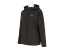 プーマ PUMA EVOSTRIPE エヴォストライプ ウォーム フーデッドジャケット レディース 秋 冬 ブラック 黒 スポーツ フィットネス パーカー ジャケット 684217-01(4)
