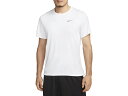 ナイキ NIKE Dri-FIT UV マイラー ショートスリーブ ランニングトップ メンズ 春 夏 ホワイト 白 スポーツ トレーニング 半袖 Tシャツ DV9316-100