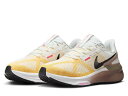 ナイキ NIKE AIR ZOOM STRUCTURE 25 エア ズーム ストラクチャー 25 レディース ホワイト イエロー ブラウン スポーツ ランニング...