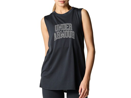 アンダーアーマー UNDER ARMOUR UAテック マッスル タンク レディース 春 夏 ブラック 黒 スポーツ フィットネス タンクトップ 6001368-001 アンダーアーマー UNDER ARMOUR UAテック マッスル タンク レディース 春 夏 ブラック 黒 スポーツ フィットネス タンクトップ 6001368-001