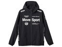 ムーブスポーツ MOVESPORT AIRY TRANSFER TAIKYU エアリー トランスファー タイキュウ フルジップフーディー 石川祐希選手着用 メンズ ブラック 黒 スポーツ トレーニング パーカー ジャケット ST5SJK22M-BK00(4)
