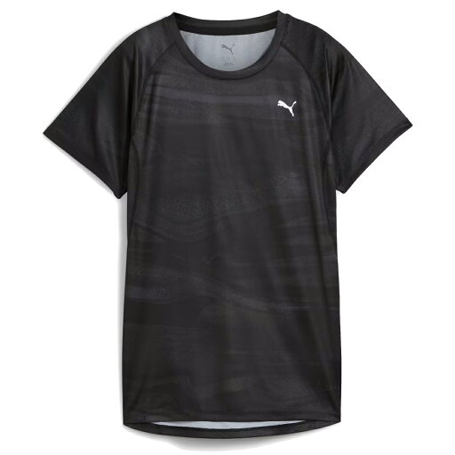 プーマ PUMA ラン ヴェロシティ AOP 半袖 Tシャツ レディース 春 夏 ブラック 黒 スポーツ フィットネス 半袖 Tシャツ 527256-01 プーマ PUMA ラン ヴェロシティ AOP 半袖 Tシャツ レディース 春 夏 ブラック 黒 スポーツ フィットネス 半袖 Tシャツ 527256-01