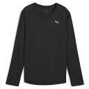 プーマ PUMA RUN VELOCITY ラン ベロシティ ロングスリーブ Tシャツ レディース 春 秋 冬 ブラック 黒 スポーツ フィットネス 長袖 Tシ...