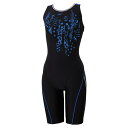 スピード speedo Crash Dot Loosen Kneeskin クラッシュドットルースンニースキン レディース ブラック 黒 水泳 スイム フィットネス 水着 オールインワン SFW12505-KB