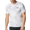アンダーアーマー UNDER ARMOUR UAチャージドコットン プリント ショートスリーブ Tシャツ メンズ 春 夏 グレー 灰色 スポーツ トレーニング 半袖 Tシャツ 6001473-011