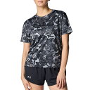 アンダーアーマー UNDER ARMOUR UAテック ボックス オールオーバー プリント Tシャツ レディース 春 夏 ブラック 黒 スポーツ フィットネス 半袖 Tシャツ 6001331-001
