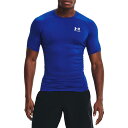 アンダーアーマー UNDER ARMOUR UAヒートギアアーマー コンプレッション ショートスリーブ シャツ メンズ ブルー 青 スポーツ トレーニング インナー 半袖 1361518-400