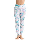 ロキシー ROXY FROM THE INSIDE LEGGINGS フロム ザ インサイド レギンス レディース オールシーズン 水陸両用 速乾 ピンク 桃色 スポーツ フィットネス ロング タイツ RPT251518-PNK(4)
