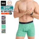 ボクサーパンツ 前開き QUEST QUICK DRY MESH BOXER BRIEF FLY クエスト メッシュ メンズ ボクサーブリーフ インナー 下着 股擦れ 対策 股ずれ 勝負下着 吸湿発散 吸汗速乾 防臭 蒸れない プレゼント 贈り物 ギフト SXBB70F サックスアンダーウェアー SAXX UNDERWEAR