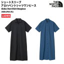 ザ・ノース・フェイス THE NORTH FACE Aloha Vent Shirt Onepiece ショートスリーブアロハベントシャツワンピース SS メッシュ調 カジュアル ワンピース シャツ NRW22530 K OB