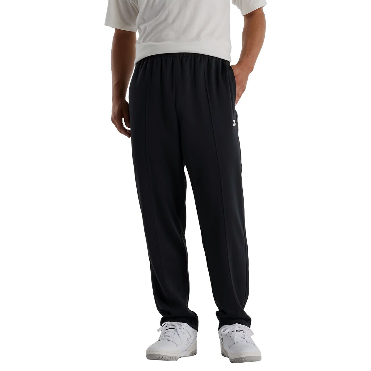 ニューバランス NEW BALANCE Knit Track Pant(Straight) ニットトラックパンツ(ストレート) メンズ ブラック 黒 スポーツ トレーニング ロング パンツ AMP51203-BK