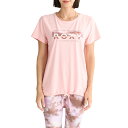 ロキシー ROXY YOUR FLAVA TEE ユア フレイヴァ Tシャツ レディース 春 夏 水陸両用 速乾 ピンク 桃色 スポーツ フィットネス 半袖 Tシャツ RST252560-APR(4)