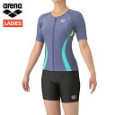 アリーナ arena すらっとセパ フィットネスセパレート(カバーバック ミドルレッグ 差し込みパッド) レディース ブルー 青 ブラック 黒 水泳 スイム フ...
