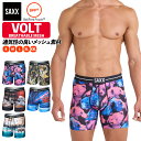 ボクサーパンツ VOLT BOXER BRIEF ボルト メッシュ メンズ ボクサーブリーフ スポーツ インナー ショーツ 下着 股擦れ 対策 股ずれ 勝負下着 吸湿発散 吸汗速乾 防臭 蒸れない プレゼント 贈り物 ギフト SXBB85 サックスアンダーウェアー SAXX UNDERWEAR