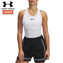 アンダーアーマー UNDER ARMOUR UAヒートギア コンプレッション タンク レディース ホワイト 白 スポーツ フィットネス インナー タンクトップ 1389832-100
