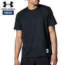 アンダーアーマー UNDER ARMOUR UAモチベート ショートスリーブ Tシャツ メンズ 春 夏 ブラック 黒 スポーツ トレーニング 半袖 Tシャツ 6001520-001