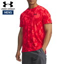 アンダーアーマー UNDER ARMOUR UAローンチ プリント ショートスリーブ Tシャツ メンズ 春 夏 レッド 赤 スポーツ トレーニング 半袖 Tシャツ 6006110-713