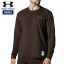 アンダーアーマー UNDER ARMOUR UAモチベート グラフィック ロングスリーブ Tシャツ メンズ 春 秋 冬 ブラウン 茶色 スポーツ トレーニング 長袖 Tシャツ 6007379-246