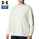 アンダーアーマー UNDER ARMOUR UAヘビーウエイト ロングスリーブ Tシャツ メンズ 春 秋 冬 ホワイト 白 スポーツ トレーニング 長袖 Tシャツ 6007413-279