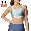 アンダーアーマー UNDER ARMOUR UAクロスバックブラ プリント ミディアムサポート レディース ホワイト 白 スポーツ フィットネス インナー ブラトップ 6007695-110