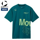 ムーブスポーツ MOVESPORT ドライメッシュ ビックロゴ 半袖シャツ メンズ 春 夏 グリーン 緑 スポーツ トレーニング 半袖 Tシャツ ST5FHT00M-GR00