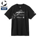 ムーブスポーツ MOVESPORT ライトウェイト 半袖シャツ メンズ 春 夏 ブラック 黒 スポーツ トレーニング 半袖 Tシャツ ST5FHT01M-BK00