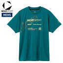 ムーブスポーツ MOVESPORT ライトウェイト 半袖シャツ メンズ 春 夏 グリーン 緑 スポーツ トレーニング 半袖 Tシャツ ST5FHT01M-GR00
