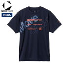 ムーブスポーツ MOVESPORT ライトウェイト 半袖シャツ メンズ 春 夏 ネイビー 紺 スポーツ トレーニング 半袖 Tシャツ ST5FHT01M-NV00