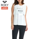 ロキシー ROXY BRIGHTEN YOUR LIFE TANK ブライトン ユア ライフ タンク レディース 春 夏 水陸両用 速乾 UVカット ホワイト 白 スポーツ フィットネス タンクトップ ノースリーブ RSL254511-WHT