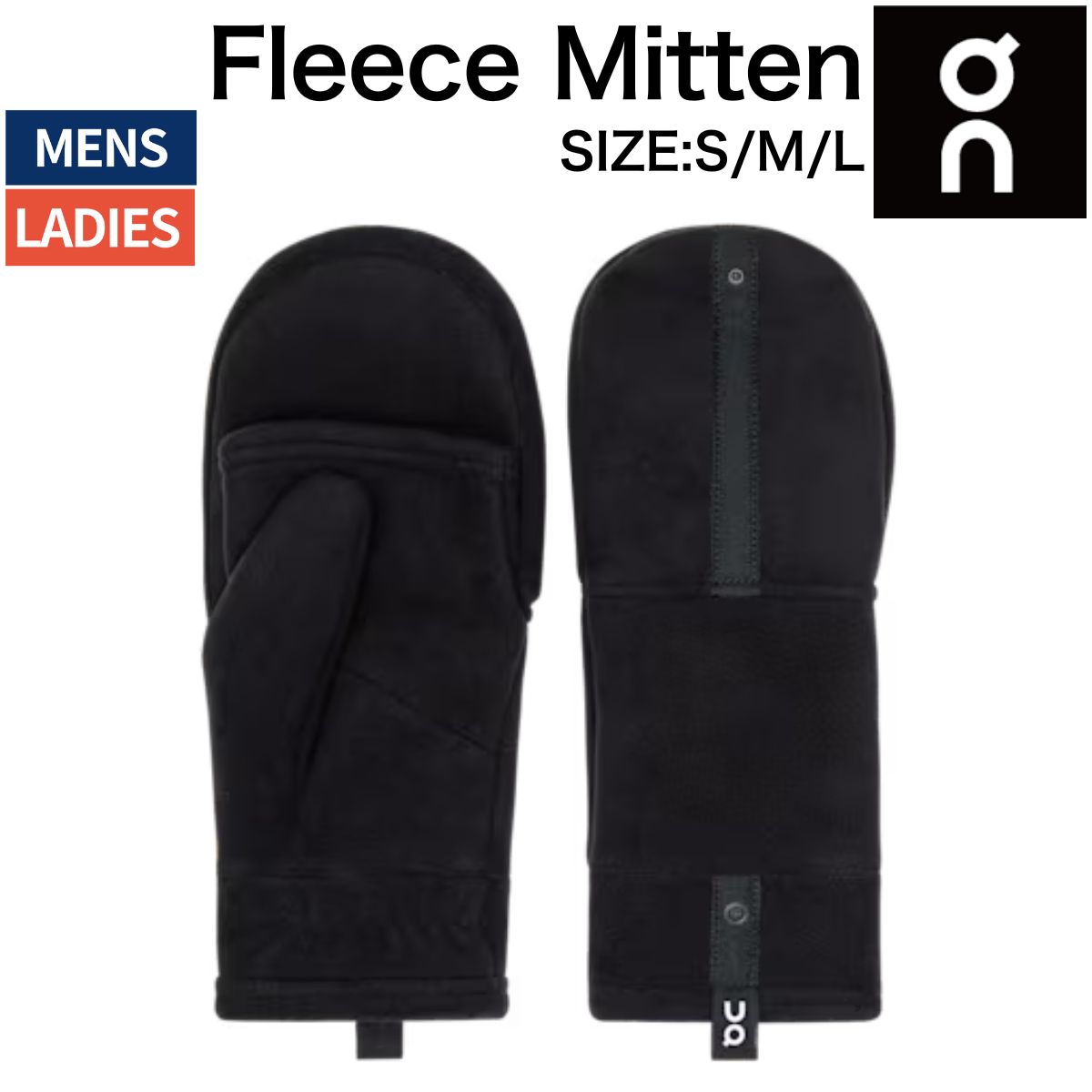 オン On Fleece Mitten 2WAYデザイン メンズ レディース スポーツ 小物 手袋 グローブ 2WAY 2UF30180553