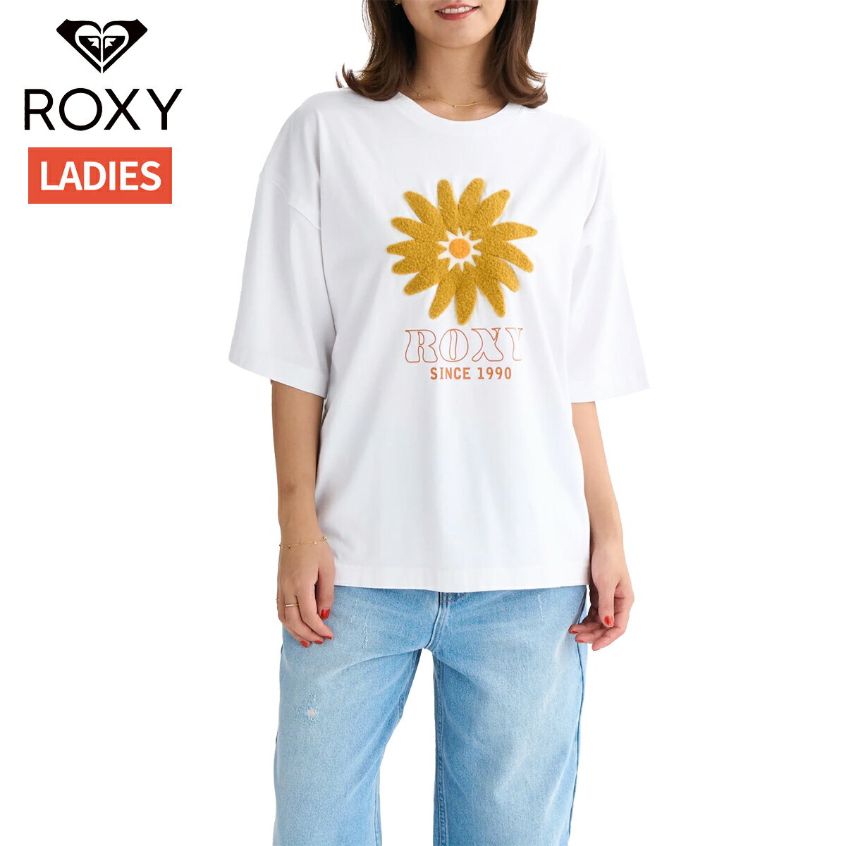 ロキシー ROXY BELLIS S/S TEE ベリス 半袖Tシャツ レディース 春 夏 ホワイト 白 スポーツ フィットネス 半袖 Tシャツ RST254043-WHT