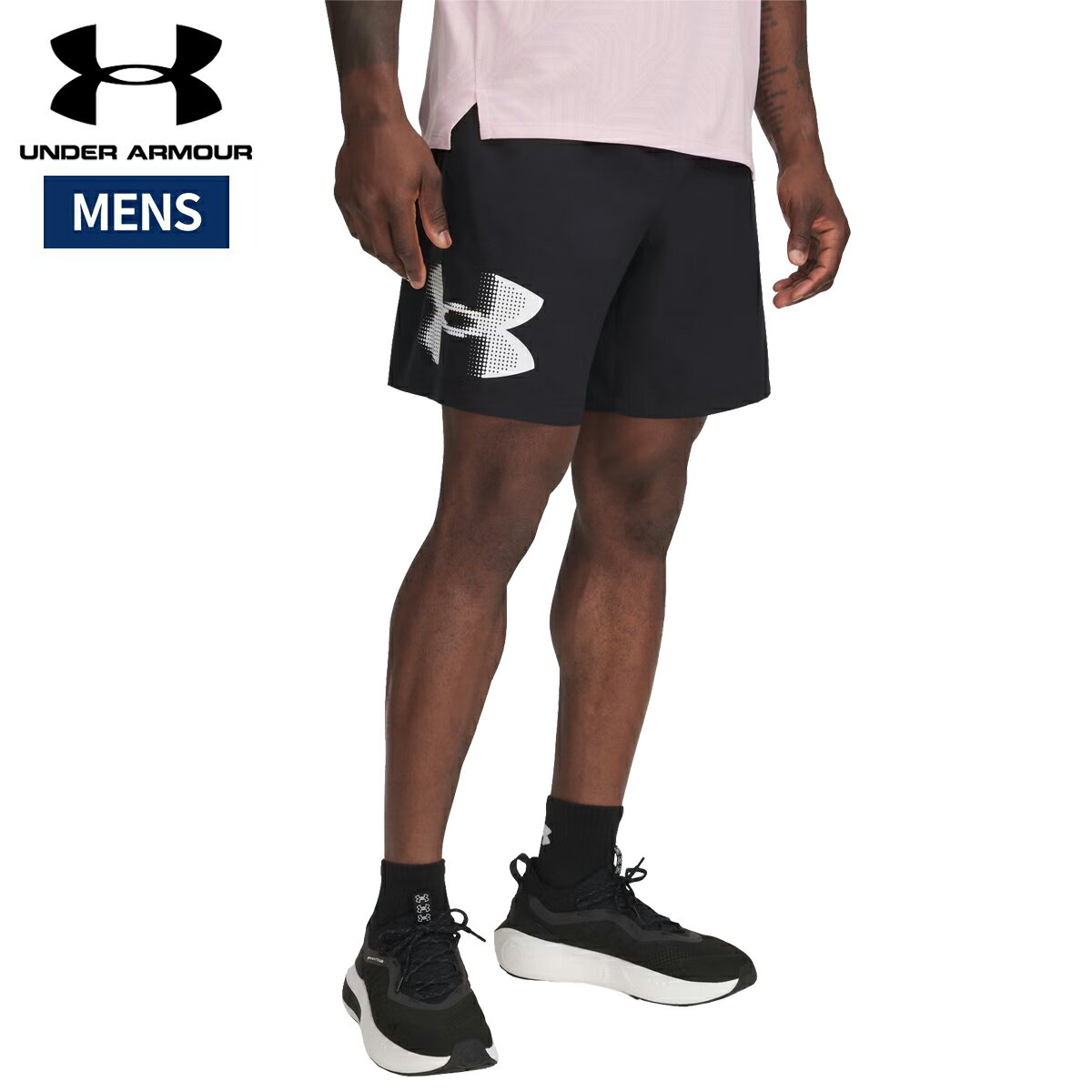 アンダーアーマー UNDER ARMOUR UAテック ウーブン グラフィック ショーツ メンズ 春 夏 ブラック 黒 スポーツ トレーニング ハーフ パンツ 1390046-001