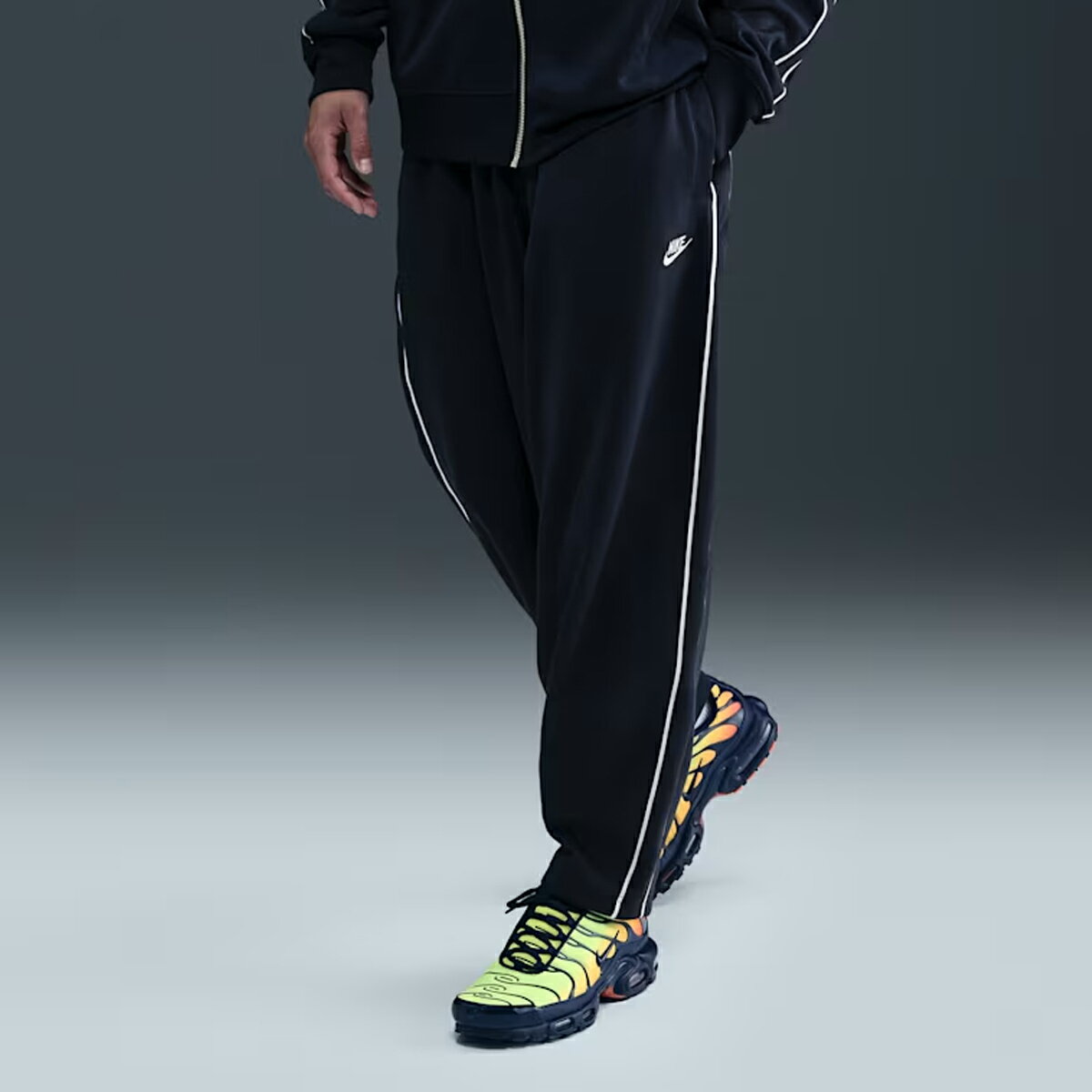 ナイキ NIKE スポーツウェア クラブ オーバーサイズド ニット トラックパンツ メンズ ネイビー 紺 スポーツ トレーニング ロング パンツ HV1416-451