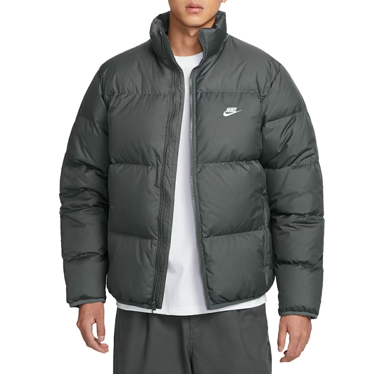 ナイキ NIKE スポーツウェア Therma-FIT クラブ パファー ジャケット メンズ 秋 冬 グレー 灰色 スポー..