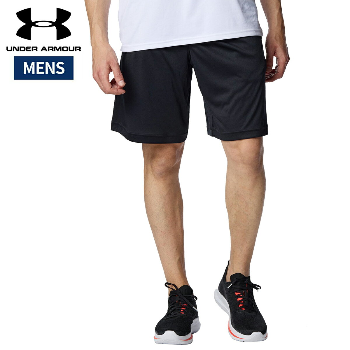 アンダーアーマー UNDER ARMOUR UAテック シーズナル ショーツ メンズ 春 夏 ブラック 黒 スポーツ トレーニング ハーフ パンツ 6001542-001