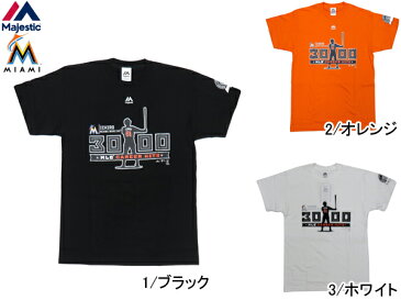 マジェスティック：【メンズ】ICHIRO 3K HITS OFFICIAL Tee【Majestic 野球 MLB メジャーリーグ イチロー 記念 メモリアル】【あす楽_土曜営業】【あす楽_日曜営業】