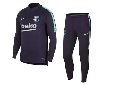 【送料無料】ナイキ:【US規格】2018-2019 FCバルセロナ スクワッド ドリルトップ パンツセット【NIKE FC Barcelona Dri-FIT Squad Drill サッカー トレーニング ウェア ジャージ 上下セット】【あす楽_土曜営業】【あす楽_日曜営業】