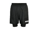 ニューライン：【メンズ】ブラック 2レイショーツ【newline Black 2-Lay Shorts スポーツ ランニング パンツ アウトレット セール】