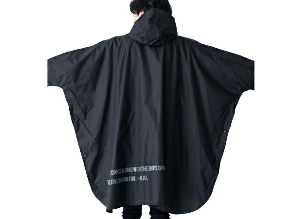 【マラソン期間限定クーポン付き】キウ：【メンズ】ニュースタンダード レインポンチョ【Kiu レインコート 雨具 撥水 はっ水】【あす楽_土曜営業】【あす楽_日曜営業】 【191013】 父の日