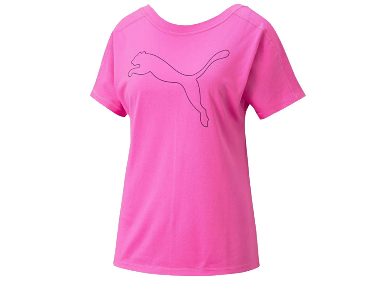 プーマ：【レディース】トレーニング ジャージー キャット Tシャツ【PUMA スポーツ フィットネス ウェア】【あす楽_土曜営業】【あす楽_日曜営業】 【191013】