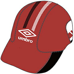 アンブロ UMBRO Jr.クーリング フットボール プラクティスキャップ ジュニア帽子 UUDRJC03-RDBK