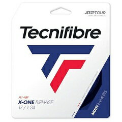 テクニファイバー Tecnifibre X-ONE BIPHASE 1.24 テニス 硬式ガット TFG201-BK